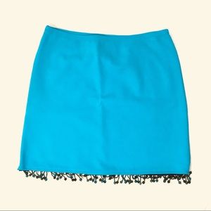 Cache Women’s Pencil Skirt Size L Stretch Fringed